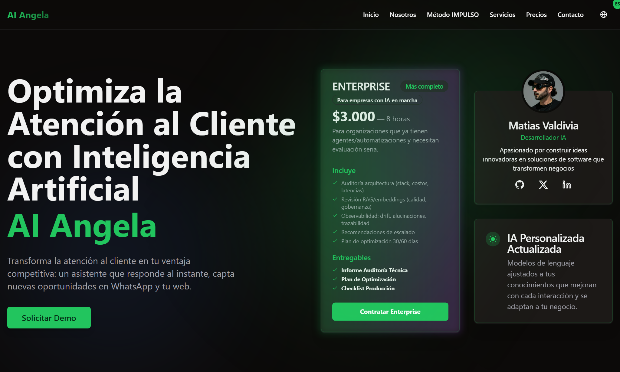 Captura de pantalla de Aiangela